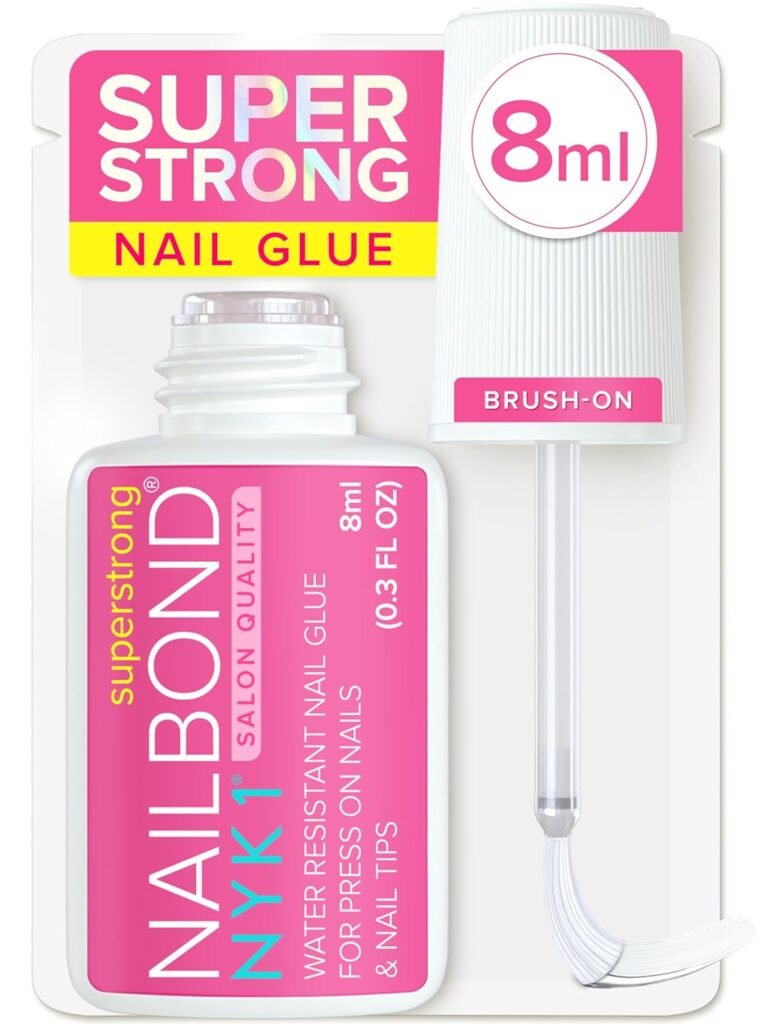 NYK1 super strong brush-on nail glue for long-lasting hold